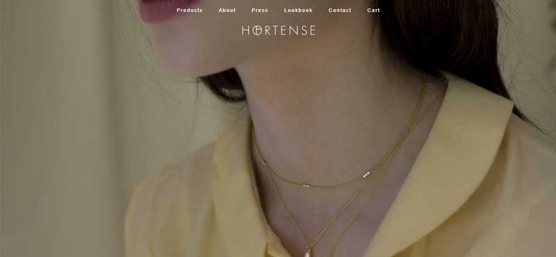 珠寶網(wǎng)站設計實例--Hortense 珠寶網(wǎng)站設計實例--Hortense